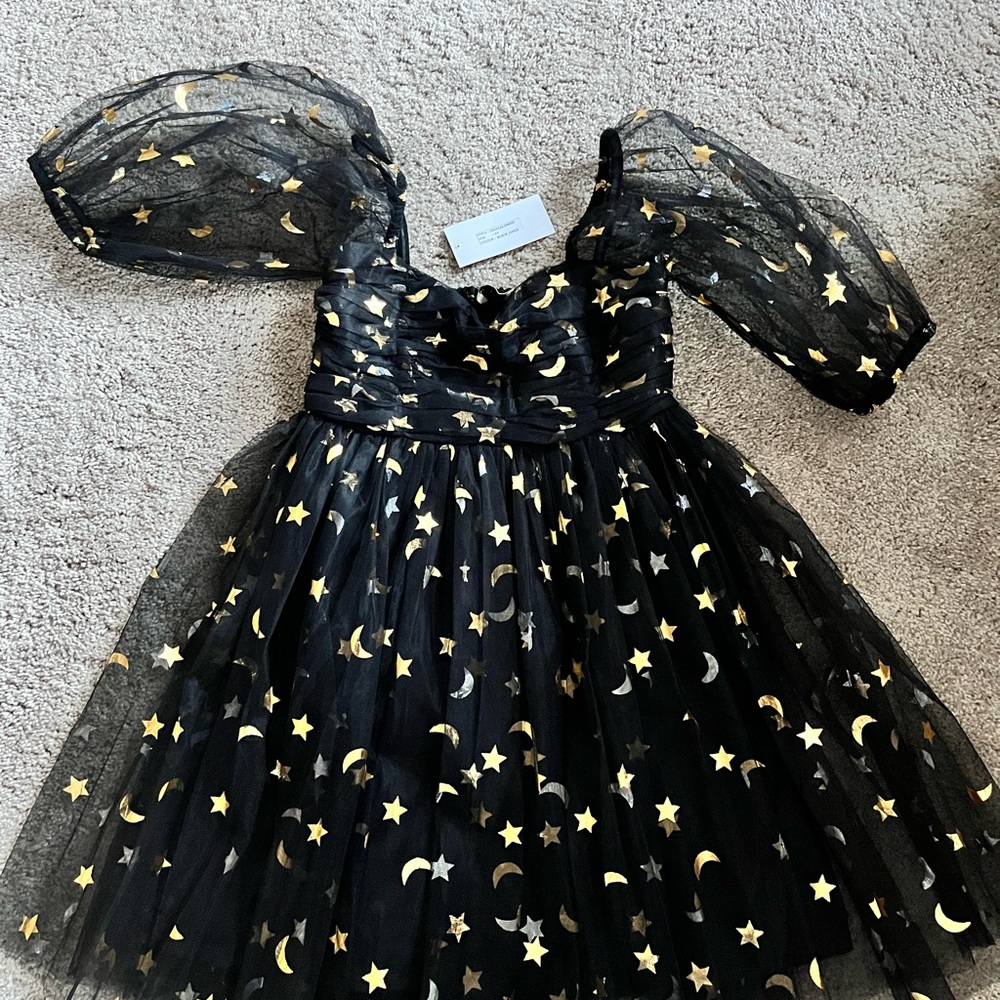 Lace & Beads Moon & Stars Dress